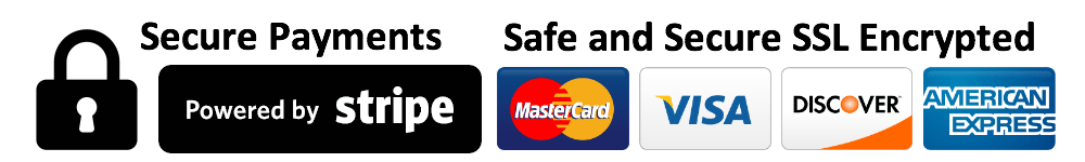 Secure stripe payment logo